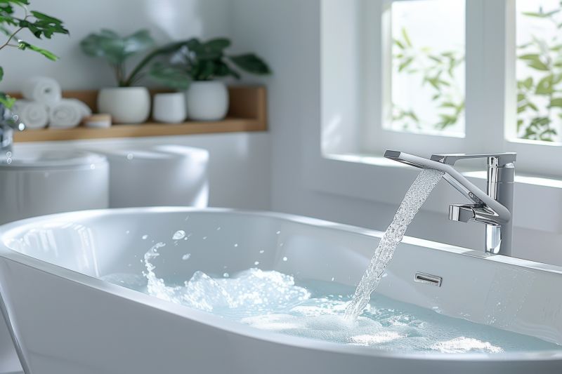 New Bathtub in Bathroom